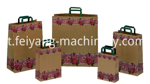 maniglia per carta piana che fa macchina flat paper handle making machine